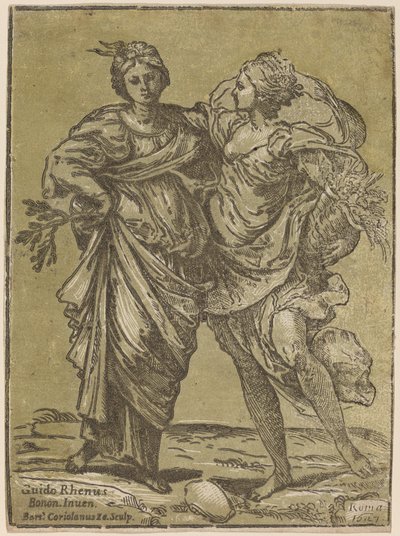 Alliance af Fred og Overflod af Bartolomeo Coriolano after Guido Reni