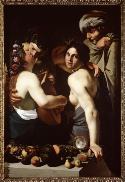 Allegori om de fire årstider, ca. 1610 af Bartolomeo Manfredi