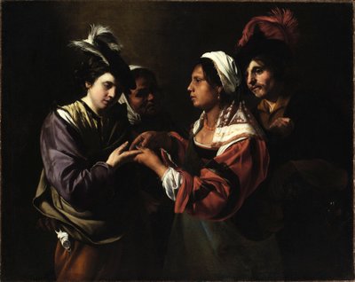 Spåkonen af Bartolomeo Manfredi