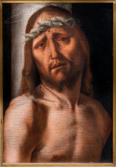Kristus ved søjlen, anden halvdel af 1400-tallet (olie på panel) af Bartolomeo Montagna