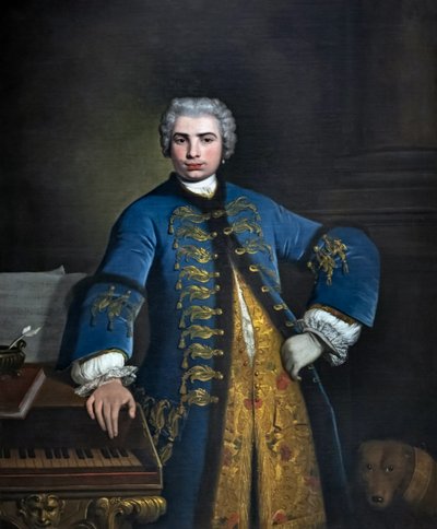 Portræt af Farinelli af Bartolomeo Nazari