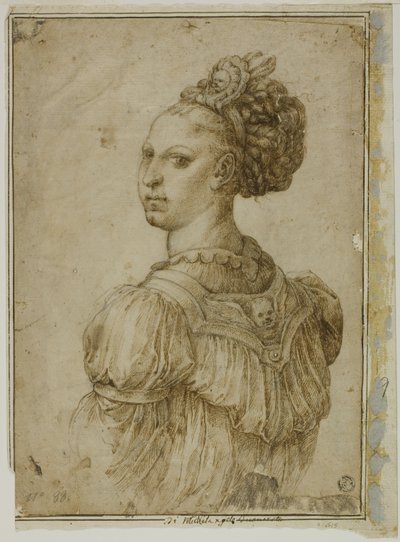 Ideel buste af en kvinde af Bartolomeo Passarotti