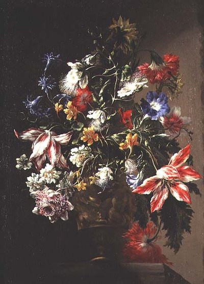Buket af blomster af Bartolomeo Perez
