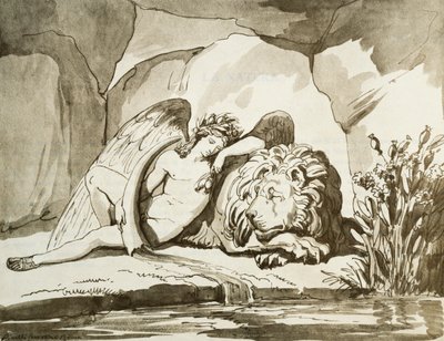 Hypnos (Søvnen) af Bartolomeo Pinelli