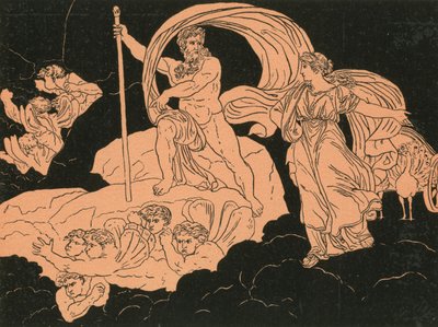 Juno og Aeolus af Bartolomeo Pinelli