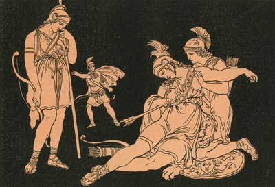 Camillas død af Bartolomeo Pinelli