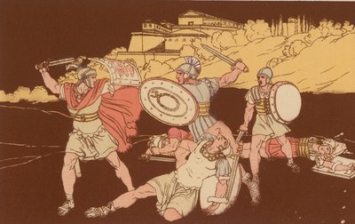 Horatii og Curiatii af Bartolomeo Pinelli