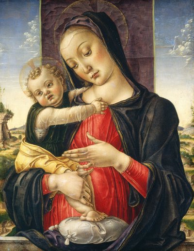 Madonna og barn, ca. 1475. af Bartolomeo Vivarini