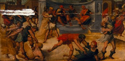 Voldtægt af sabinerne af Bartolomeo di David