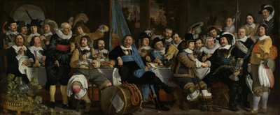 Banket for Armbrøstmændenes Guild til fejring af traktaten i Munster, 1648 af Bartolomeus van der Helst