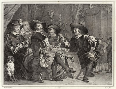 Guvernører for bueskytternes borgervagt, Amsterdam af Bartolomeus van der Helst
