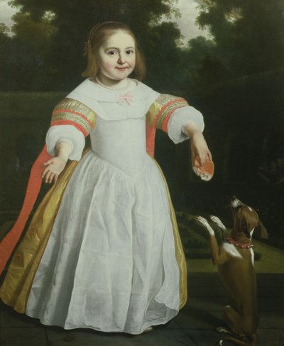 Portræt af en pige, 1654 af Bartolomeus van der Helst