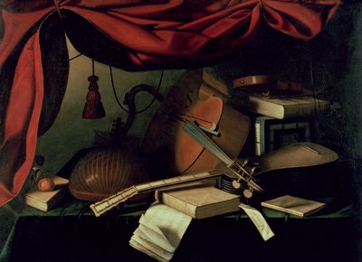 Musikalsk stilleben af Bartolommeo Bettera