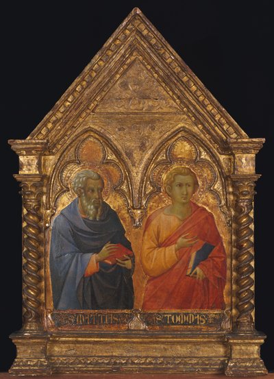 De hellige Matthias og Thomas, ca. 1350. af Bartolommeo Bulgarini