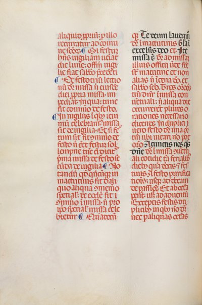 Missale: Fol. 173v: Musik for Alleluia etc. i begyndelsen af påsken, 1469. af Bartolommeo Caporali