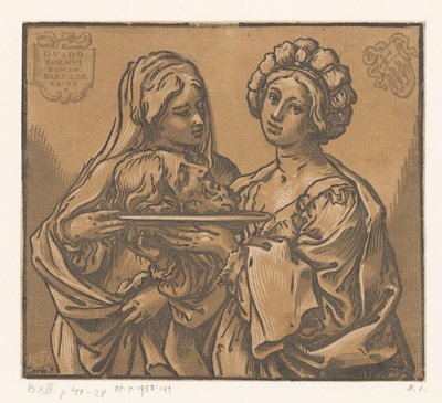 Herodias og Salome med Johannes Døberens hoved af Bartolommeo Coriolano