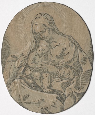 Madonna og barn af Bartolommeo Coriolano