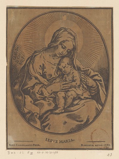 Maria med Kristusbarnet af Bartolommeo Coriolano