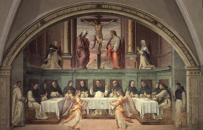 Korsfæstelsen, fra San Marco refektoriet af Bartolommeo Sogliani