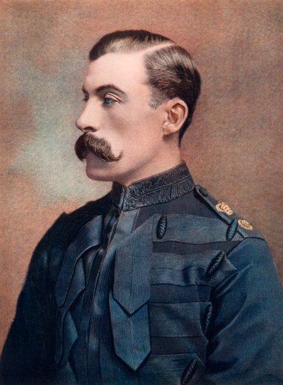 Generalmajor JF Brocklehurst, kommanderende for 2nd Cavalry Brigade, Natal Field Force, 1902. af Bassano Studio