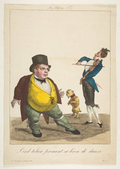 Lord-tolan tager sin dansetime, The Passions, nr. 7, 1800-tallet. af Basset