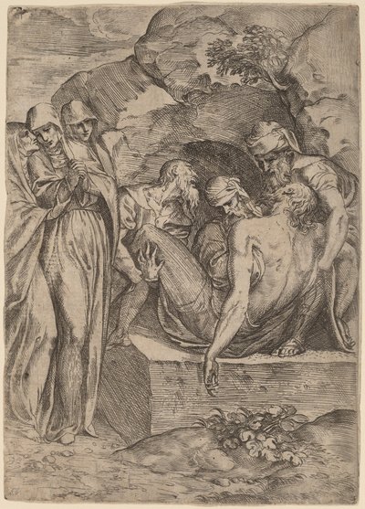 Begravelsen af Battista Angolo del Moro