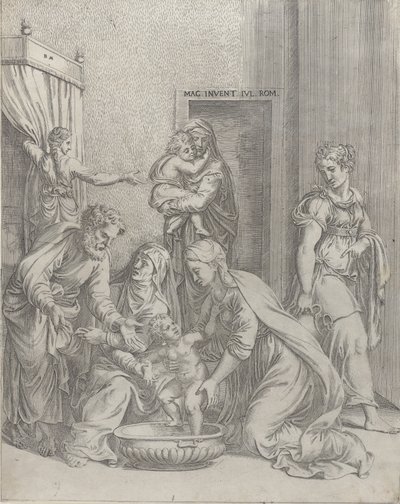 Den hellige familie, 1535-73., 1535-73. af Battista del Moro