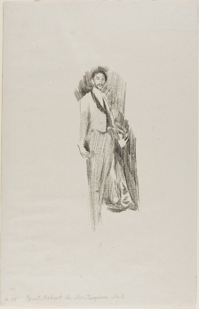 Grev Robert de Montesquiou af Beatrix Godwin Whistler