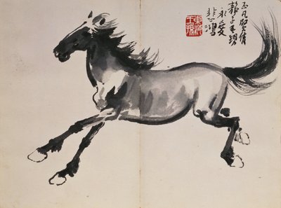Galoperende hest af Beihong Xu