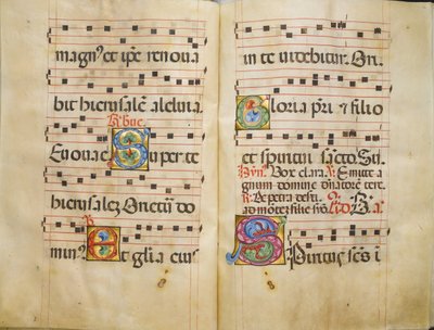 Benediktiner Antifoni, ca. 1467-70. af Belbello da Pavia