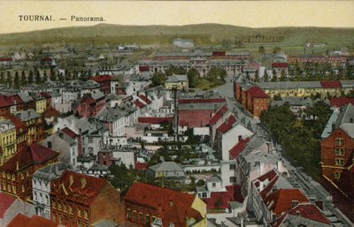 Tournai: Panorama (foto i farver) af Belgian Photographer