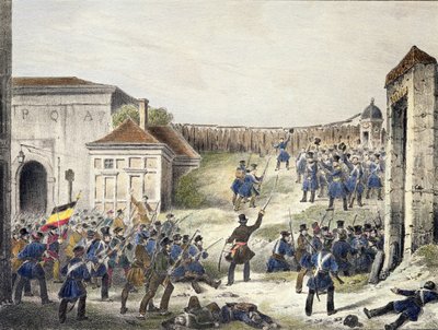 Antwerpen: Det sidste angreb af hollandske tropper, 27. oktober 1830 af Belgian School