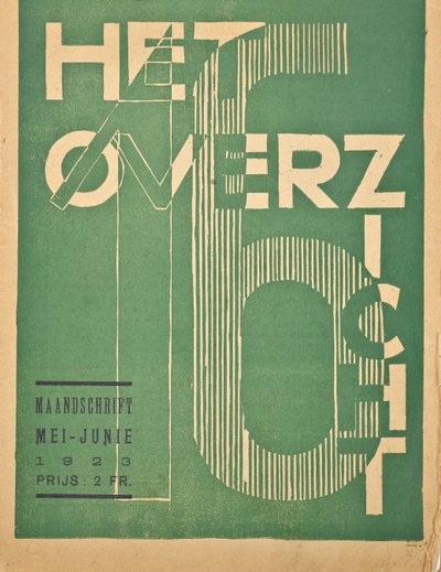 Forside til et nummer fra 1923 af magasinet "The Overview", 1923 af Belgian School