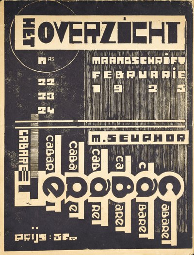Forside til bladet "Oversigten", ca. 1921-1925 af Belgian School