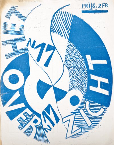 Forside til bladet "Oversigten", ca. 1922-1925 af Belgian School