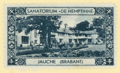 De Hemptinne Sanatorium, Jauche, Brabant, Belgien af Belgian School