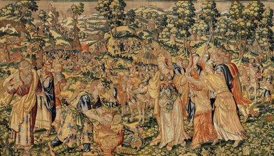 Historie om Cyrus II The Great, C.1590 (Tapestry) af Belgian School
