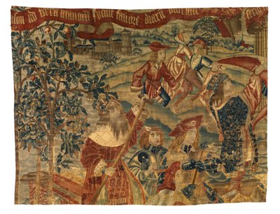 Tapestry, Jason in Search of the Golden Fleece, muligvis fra Tournai, ca. 1510 (uld) af Belgian School