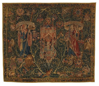 Tapestry, Sibylla Libyen og Europa (en af et sæt på seks sibyller, bestående af 46.134 til 46.139) kaldet 