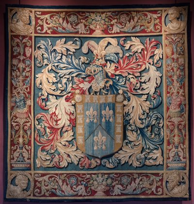 Gobelin med De Nagera-familiens våbenskjold. Mester AL. Ca 1550 (tæppe) af Belgian School