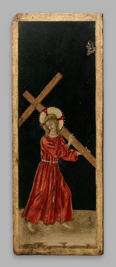 Kristus, der bærer korset; Kristus Forløseren; korsfæstelsen af Benedetto Bonfigli