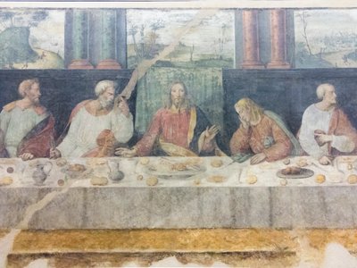 Den sidste nadver, detalje af Benedetto Coda