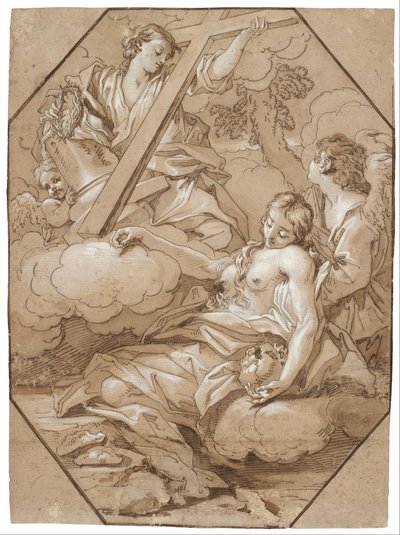 Maria Magdalenas ekstase af Benedetto Luti