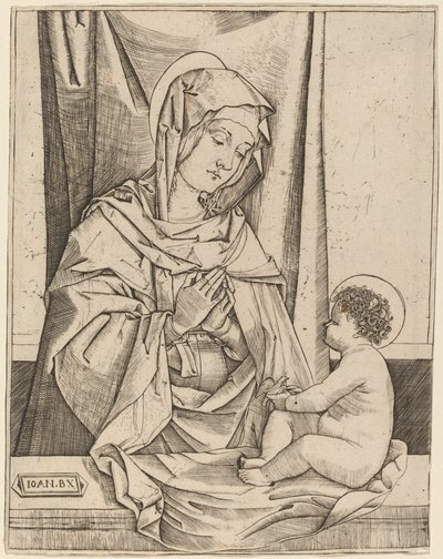 Jomfruen og Barnet af Benedetto Montagna