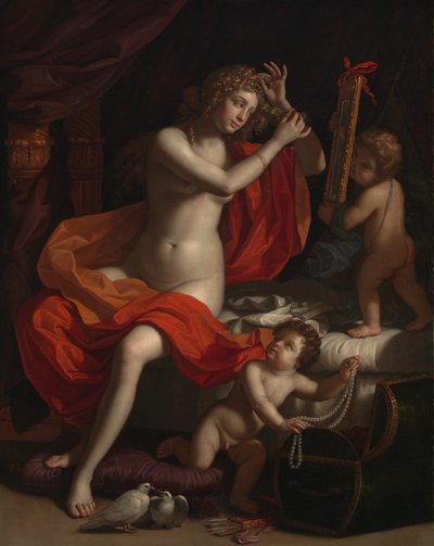 The Toilette of Venus, c.1674-84 af Benedetto the Younger Gennari