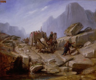 Hannibals og hans hærs indtagelse af Thelesia, 1860 af Benedict Masson