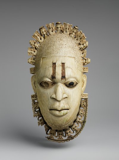 Iyoba (dronningemor) vedhængsmaske af Benin Benin