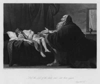 Elias opdrager enkens søn af Benjamin (after) West