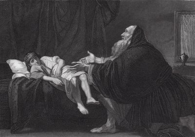 Elias opdrager enkens søn af Benjamin (after) West