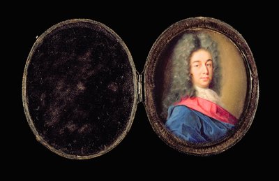 Evelyn Pierrepont, 1. hertug af Kingston upon Hull (wc på vellum) af Benjamin Arlaud